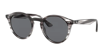 Ray-Ban Round RB2180 643087 Striped Grey Havana