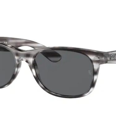 Ray-Ban New Wayfarer RB2132 6430B1 Striped Grey Havana