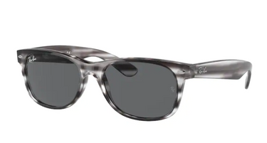 Ray-Ban New Wayfarer RB2132 6430B1 Striped Grey Havana