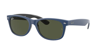 Ray-Ban Wayfarer RB2132 646331 Rubber Blue on Black