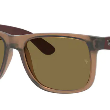 Ray-Ban Justin RB4165 651073 Rubber Transparent Light Brown