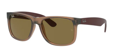 Ray-Ban Justin RB4165 651073 Rubber Transparent Light Brown