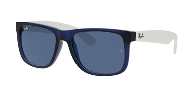 Ray-Ban Justin RB4165 651180 Rubber Transparent Blue