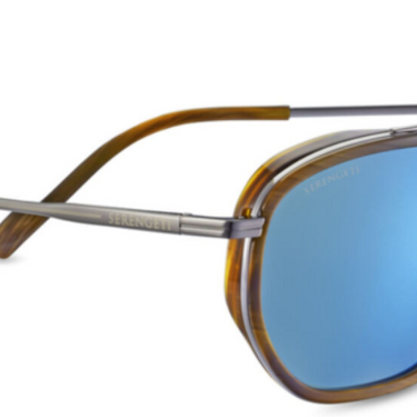 Serengeti Zonnebril Boron SS525002 Shiny Gunmetal Brown Buffalo