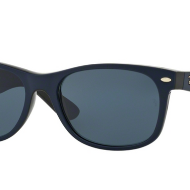 Ray-Ban New Wayfarer RB2132 6211R5 Top Matte Black On Blue