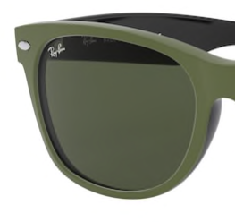 Ray-Ban New Wayfarer RB2132 646531 set reserve glazen