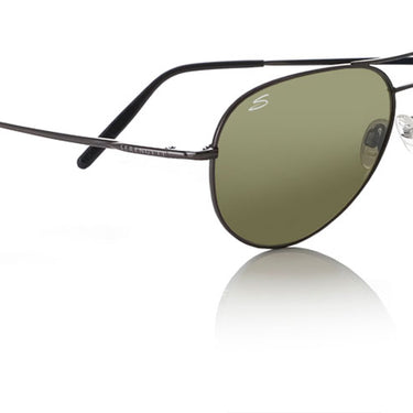 Serengeti Medium Aviator 7190 Shiny Gun