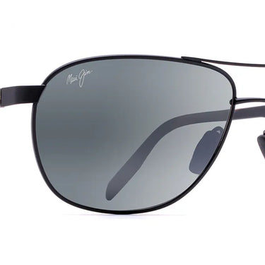 Maui Jim Castles 728-2M Matte Black Neutral Grey