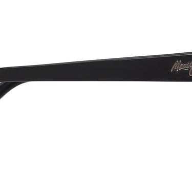 Maui Jim Orchid 735-02 Shiny Black Neutral Grey
