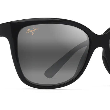 Maui Jim Starfish 744-02 Shiny Black Neutral Grey