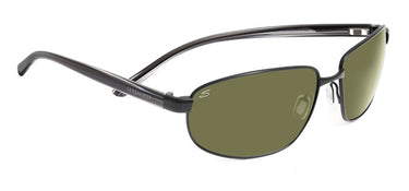Serengeti Trapani 7597  Satin Black/Gray Stripe -Groen