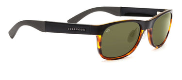Serengeti Piero 7640  Satin Black/Shiny Tort-Groen