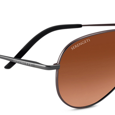 Serengeti Zonnebril Carrara SS014004 Shiny Dark Gunmetal