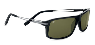 Serengeti Rivoli 7767  Shiny Black/Shiny Dark Gun temples -Groen