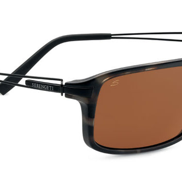 Serengeti Rivoli 7768  75M Satin Black Tort/Black Satin temples -Bruin