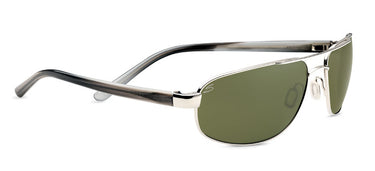 Serengeti Livigno 7772  Shiny Silver /  Smoke Stripe-Groen