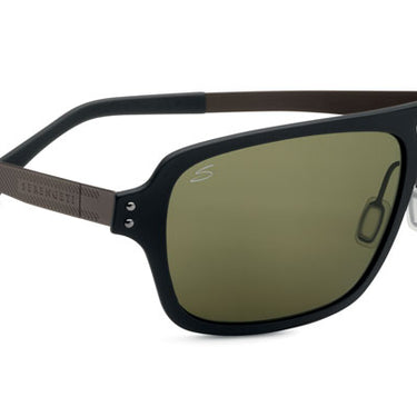 Serengeti Nunzio 7837  Satin Black -Groen