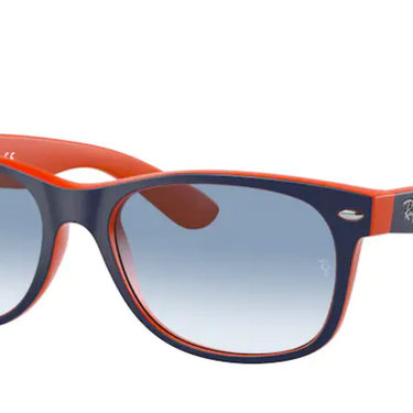 Ray-Ban Wayfarer RB2132 789/3F Blue on Orange