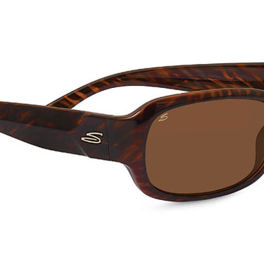 Serengeti Chloe 7912 Shiny Dark Brown Stripe Tortoise