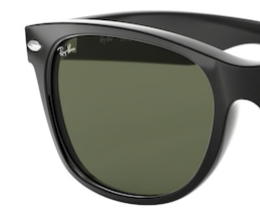 Ray-Ban New Wayfarer RB2132 901 set reserve glazen