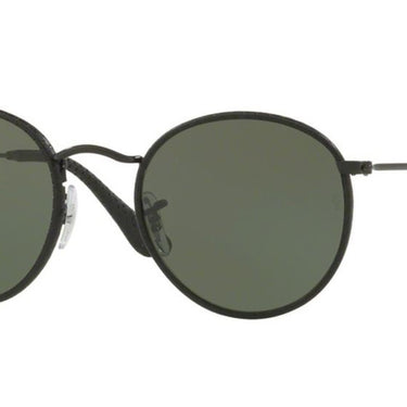 Ray-Ban Round Craft  RB3475Q 9040 Leather Black