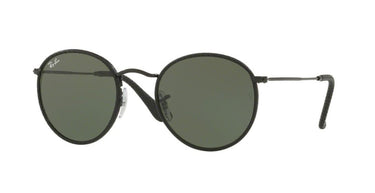 Ray-Ban Round Craft  RB3475Q 9040 Leather Black