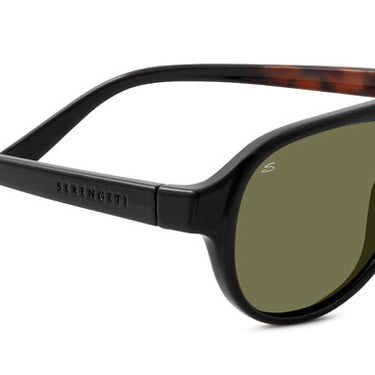 Serengeti Giorgio 8181 Shiny Black Tortoise