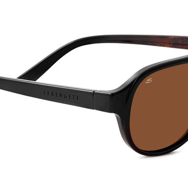 Serengeti Giorgio 8182 Shiny Black Brown Wood
