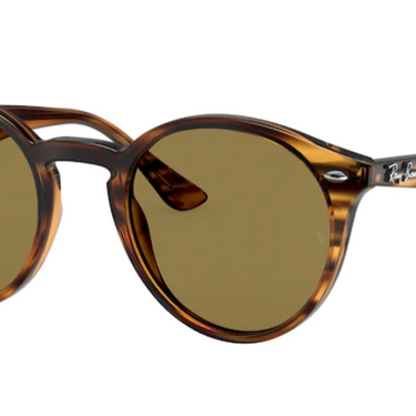 Ray-Ban Round RB2180 820/73 Stripped Red Havana