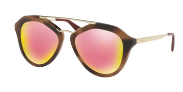 Prada Zonnebril PR 12QS USG5L2 Striped Brown