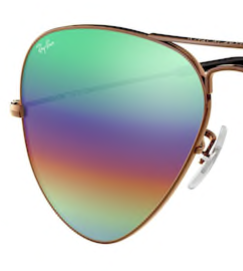 RAY-BAN AVIATOR RB3025 9018C3 GLAS
