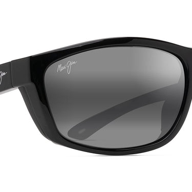 Maui Jim  Nuu Landing 869-02 Black Gloss w/Black Rubber