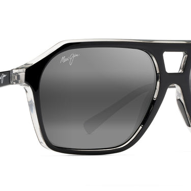 Maui Jim  Wedges 880-02 Black Gloss w/Crystal Interior