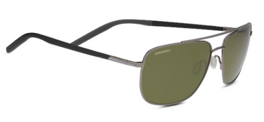 Serengeti Tellaro 8820 Shiny Gun Metal / Black / Grey