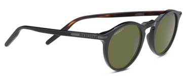 Serengeti Raffaele 8834 Shiny Black / Dark Tortoise