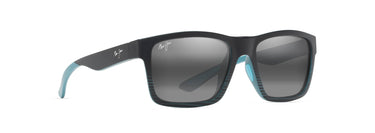Maui Jim  The Flats 897-02 Black w/Teal Stripes