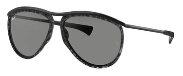 Ray-Ban Aviator Olympian RB2219 1305B1 Wrinkled Black on Black