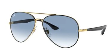 Ray-Ban RB3675 90003F Zwart op Goud