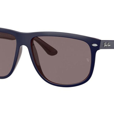 Ray-Ban Boyfriend RB4147 65697N Matte Blue on Brown
