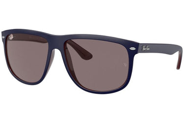Ray-Ban Boyfriend RB4147 65697N Matte Blue on Brown