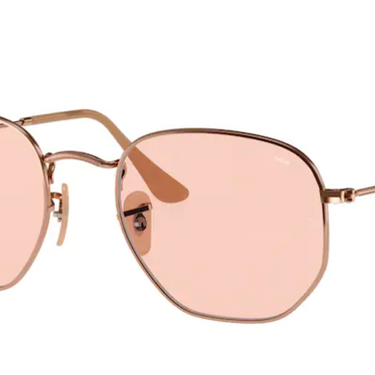 Ray-Ban Hexagonal Flat Lenses RB3548N 91310X Coppper