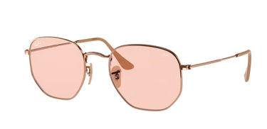 Ray-Ban Hexagonal Flat Lenses RB3548N 91310X Coppper