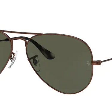 Ray-Ban Aviator Classic RB3025 918931 Sand Transparant Bruin