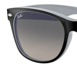 Ray-Ban New Wayfarer RB2132 630971 set reserve glazen