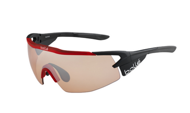 Bollé Zonnebril Aeromax 12268 Matte Black/Translucid Red