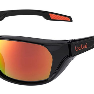 Bollé  Aravis 11661 11661 Shiny Black-Grijs met rood spiegeling