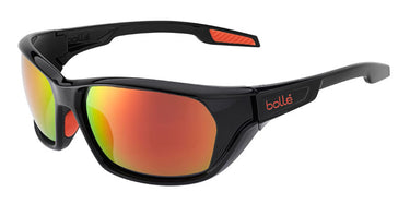 Bollé  Aravis 11661 11661 Shiny Black-Grijs met rood spiegeling