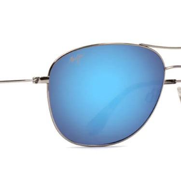 Maui Jim Cliff House B247-17 Silver Blue Hawaii