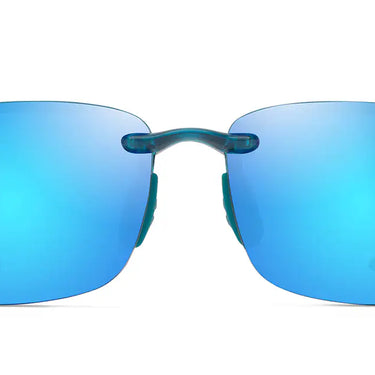 Maui Jim Ho'okipa B407-03 / MJ0407S-007 - Shiny Transparent Blue - Blue Hawaii