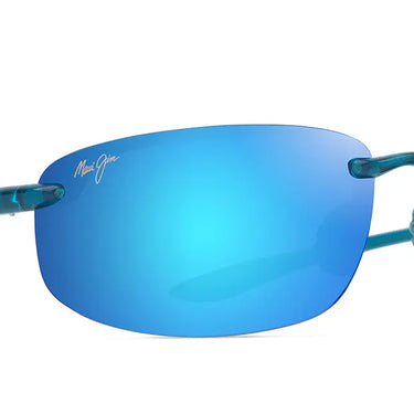 Maui Jim Ho'okipa B407-03 / MJ0407S-007 - Shiny Transparent Blue - Blue Hawaii